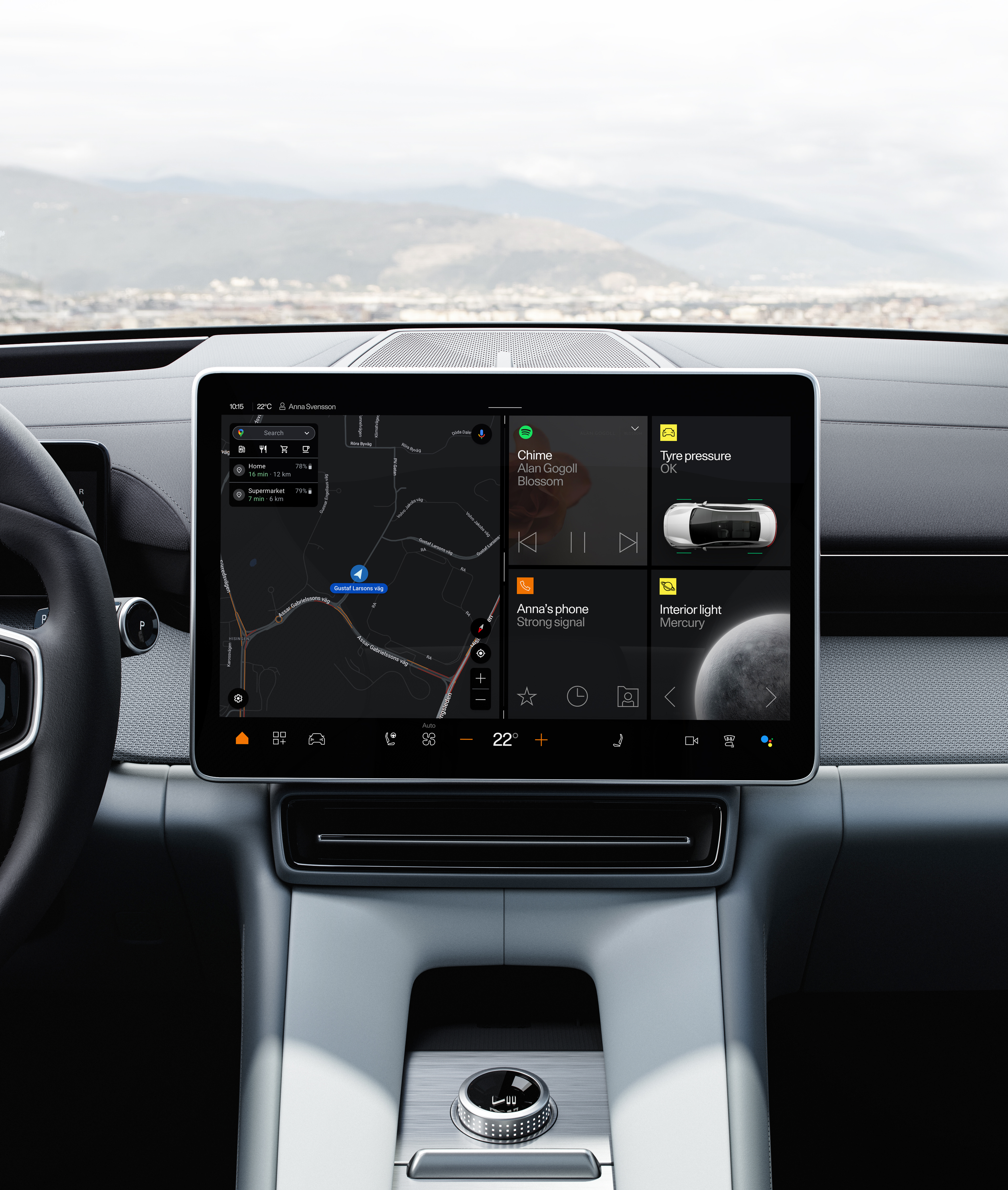ECARX Digital Cockpit Polestar 4 CSD Main View.